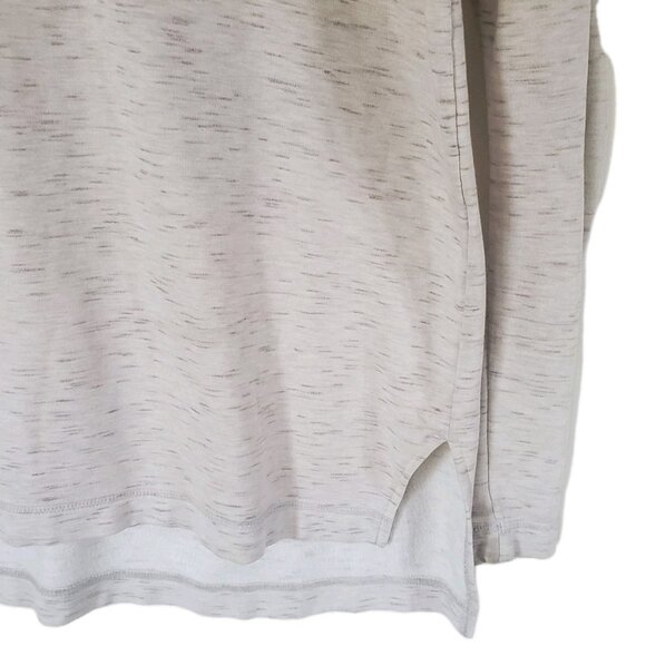 Lou & Grey Womens Size XS Signature Soft Tunic Top Gray Cowl Neck Drop Shoulder - Picture 4 of 10